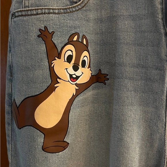 Disney Chip and Dale Mom Jeans HOT TOPIC SIZE 15 - Picture 3 of 9